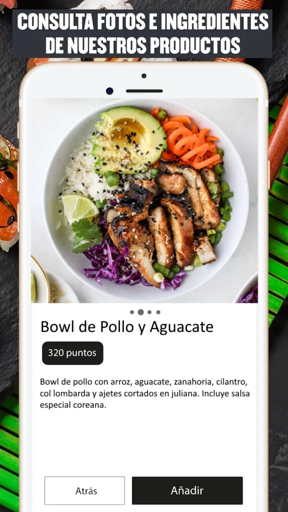 Pedidos online App Android y iOs Restaurante Corea